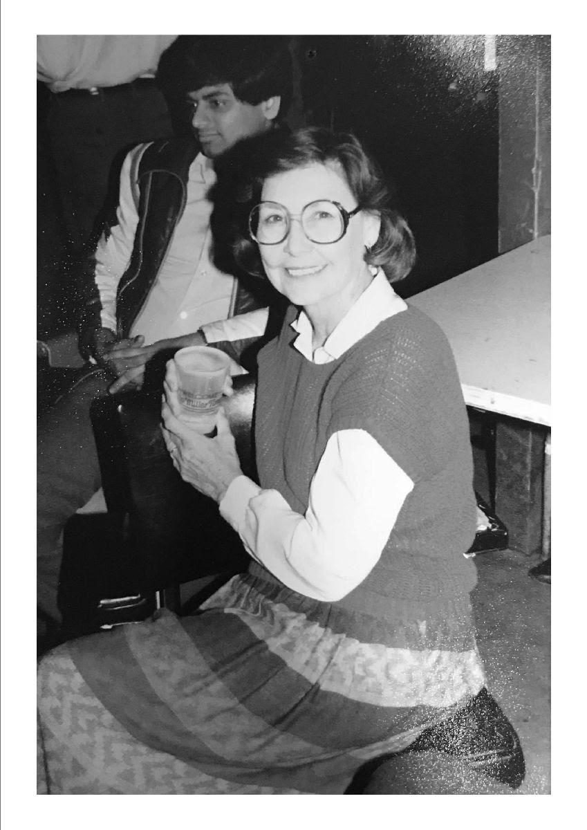 Tina Watkins An archived, black and white picture of Tina Watkins